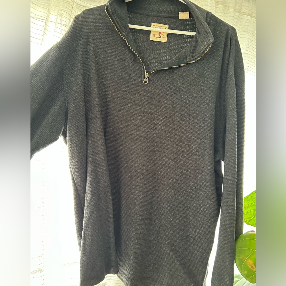 Red Head Brand Gray quarter zip